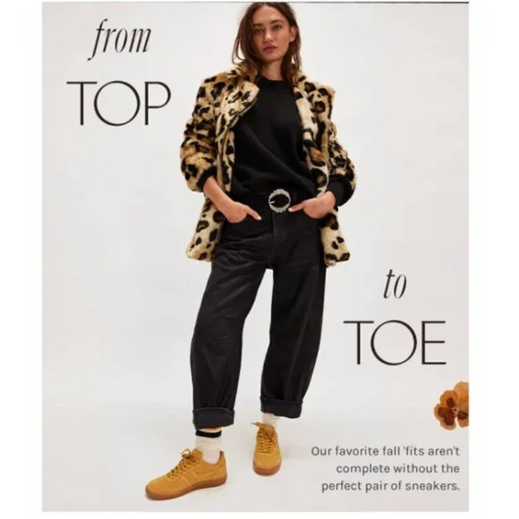 Free People Bella Leopard Coat